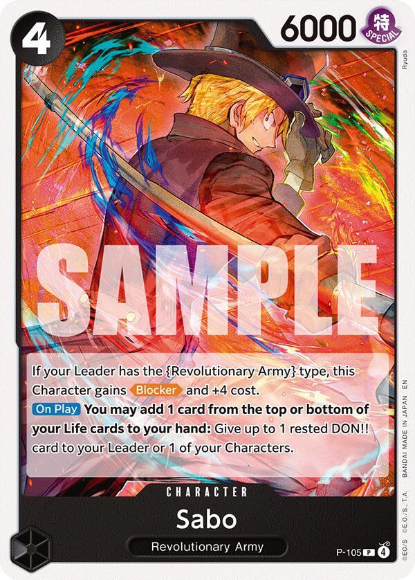 Sabo P-105 (Starter Deck 35: RED/BLACK Sabo) 