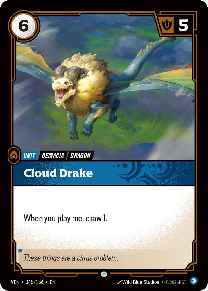 Cloud Drake 048/166 (Vendetta)  - Foil