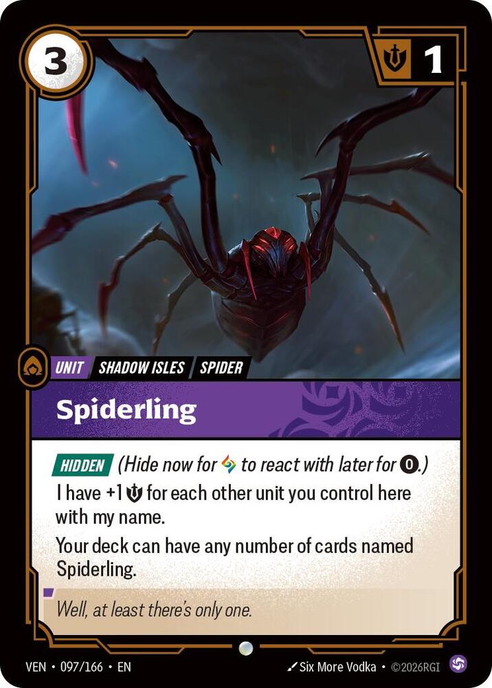 Spiderling 097/166 (Vendetta)  - Foil