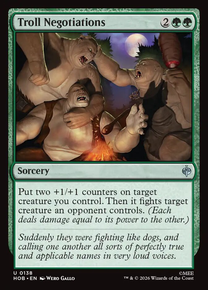Troll Negotiations 138 (The Hobbit)  - Foil