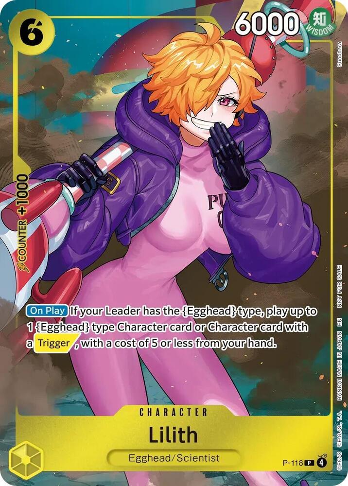 Lilith Event Pack Vol 9 P-118 (One Piece Promotion Cards)  - Foil