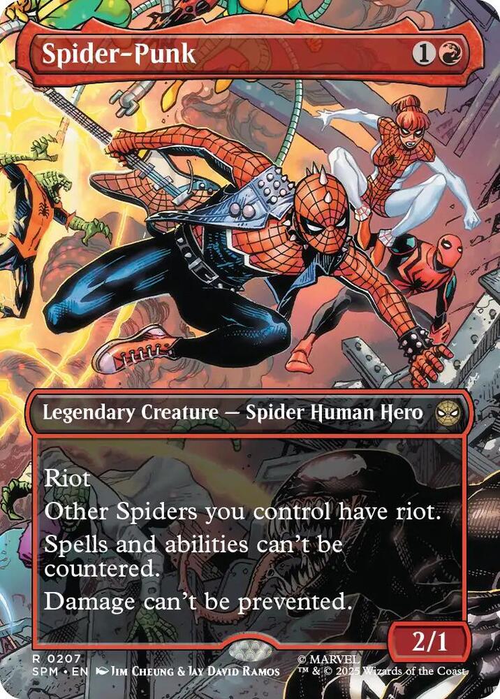 Spider-Punk 207/198 (Marvel's Spider-Man)  - Borderless