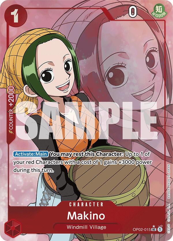 Makino OP02-015 (Premium Booster -The Best-)  - Full Art Foil