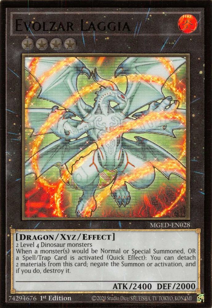 Evolzar Laggia MGED-EN028 (Maximum Gold: El Dorado)  - 1st Edition