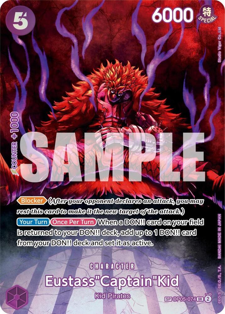Eustass"Captain"Kid OP05-074 (500 Years in the Future)  - Foil