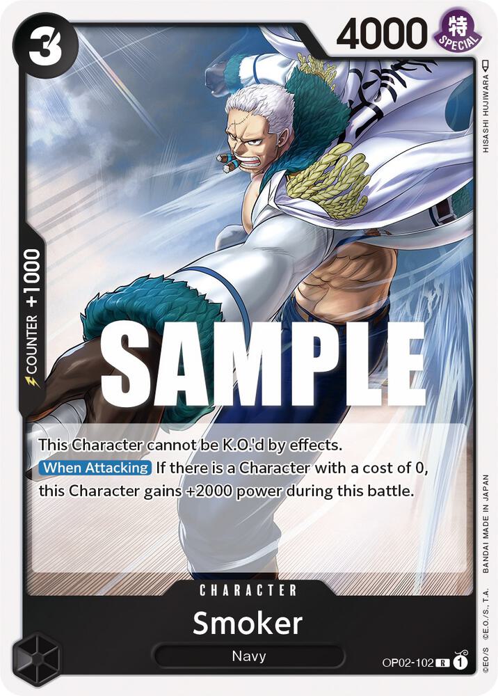Smoker 102 OP02-102 (Paramount War)  - Foil