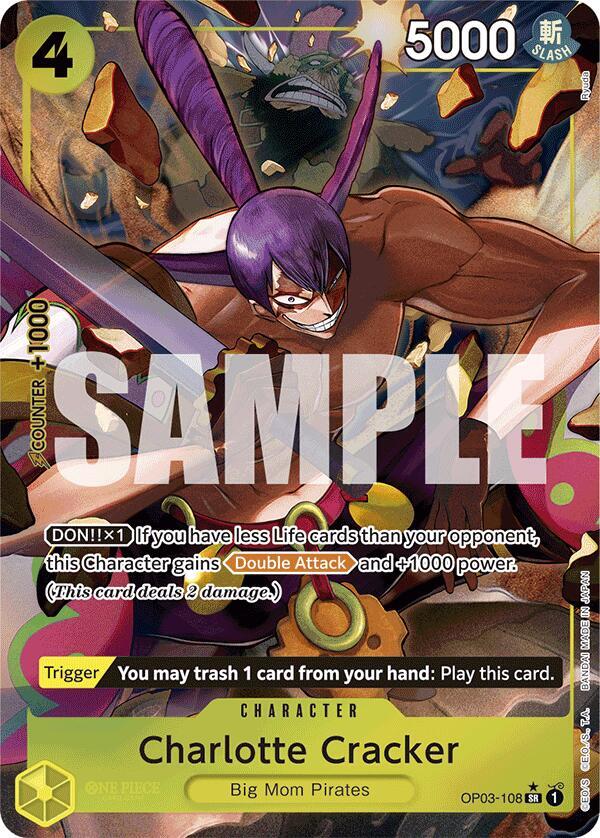 Charlotte Cracker OP03-108 (Premium Booster -The Best-)  - Alternate Art Foil