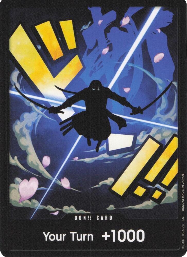 DON!! - Zoro  (Premium Booster -The Best-)  - Foil