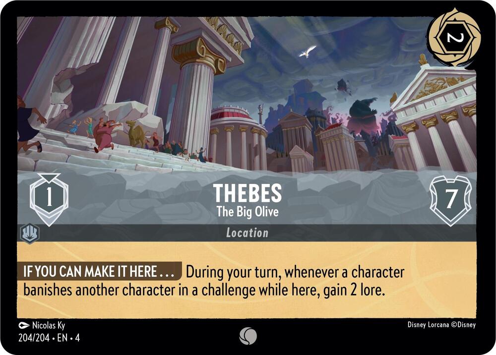 Thebes, The Big Olive 204/204 (Ursula's Return)  - Cold Foil