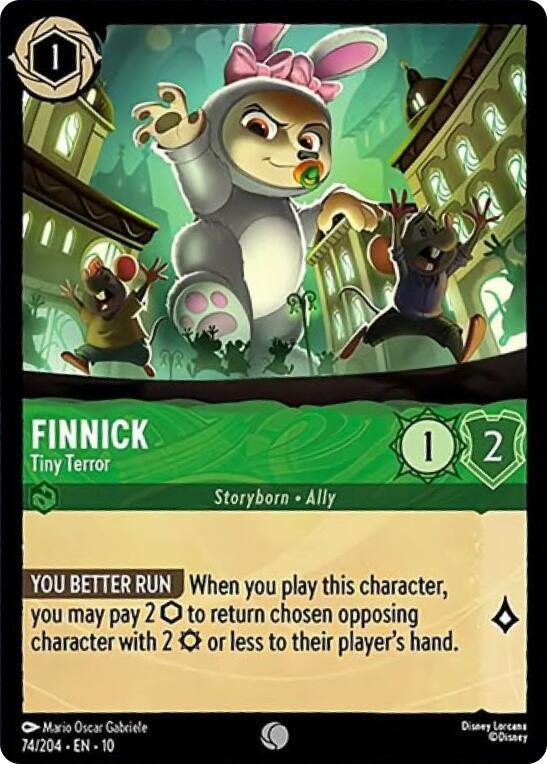 Finnick, Tiny Terror 74/204 (Whispers in the Well)  - Cold Foil