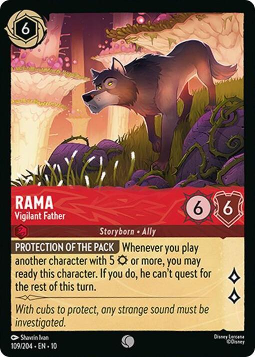 Rama, Vigilant Father 109/204 (Whispers in the Well)  - Cold Foil