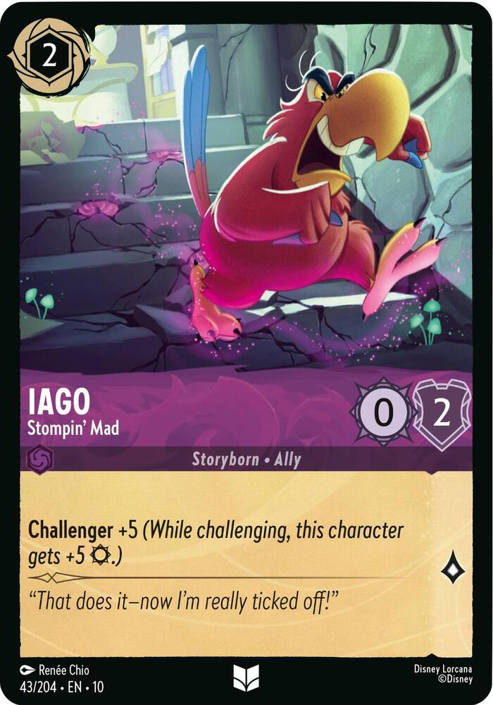 Iago, Stompin' Mad 43/204 (Whispers in the Well)  - Cold Foil