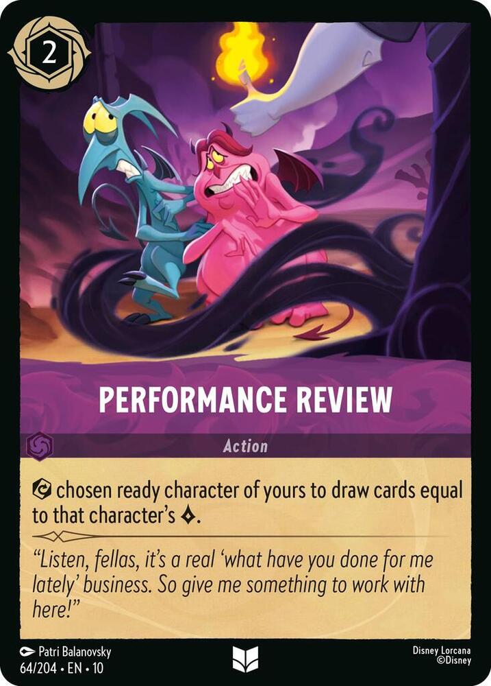 Performance Review 64/204 (Whispers in the Well)  - Cold Foil