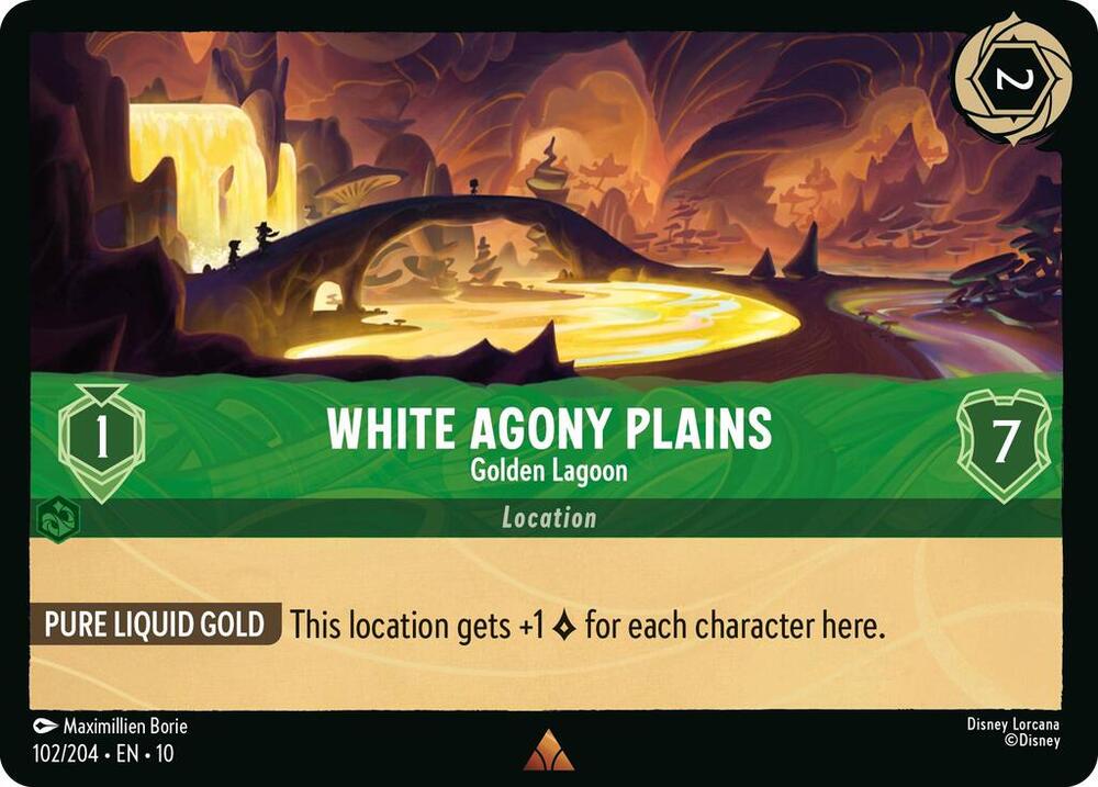 White Agony Plains, Golden Lagoon 102/204 (Whispers in the Well) 