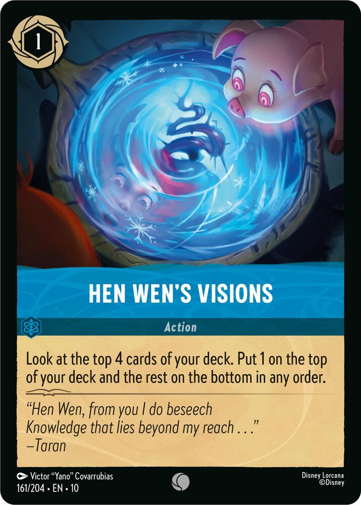 Hen Wen's Visions 161/204 (Whispers in the Well)  - Cold Foil