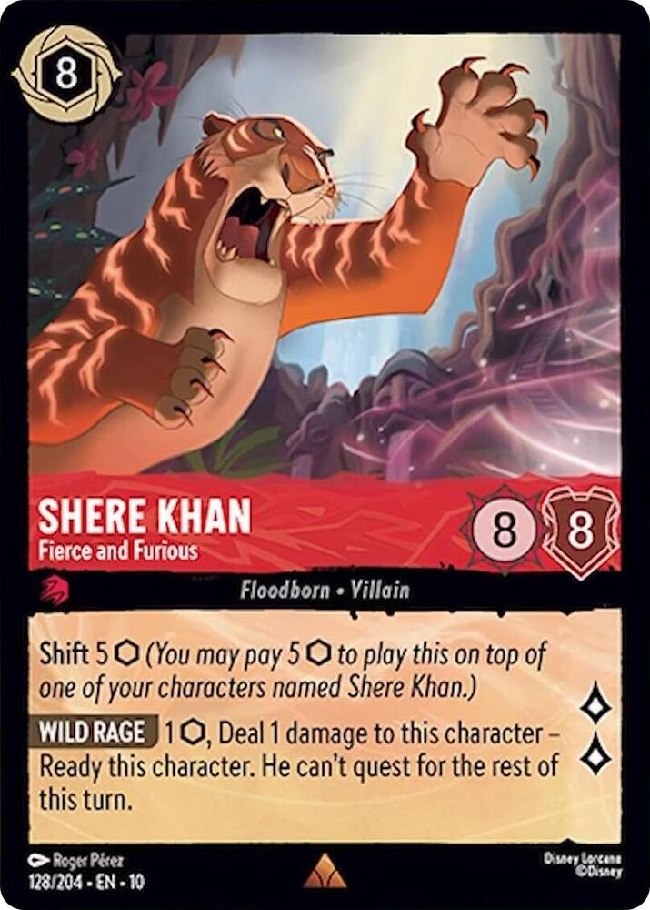 Shere Khan, Fierce and Furious 128/204 (Whispers in the Well) 
