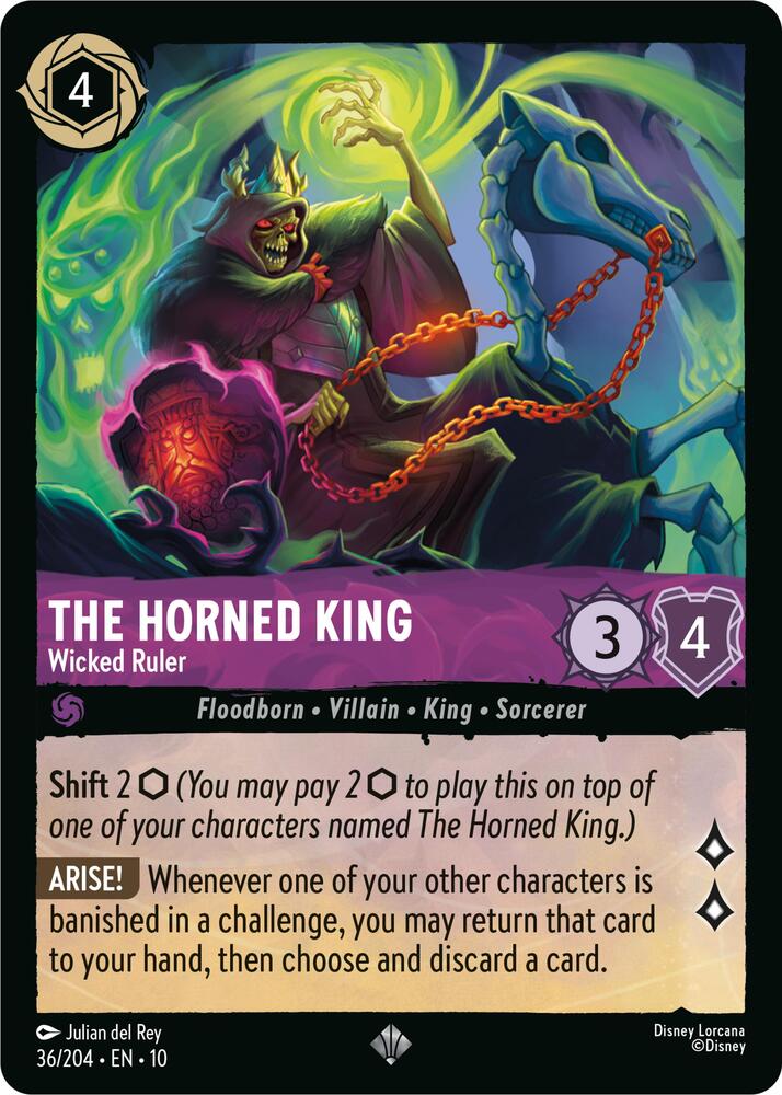 The Horned King, Wicked Ruler 36/204 (Whispers in the Well) 