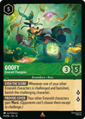 Goofy, Emerald Champion 91/204 (Whispers in the Well)  - Cold Foil