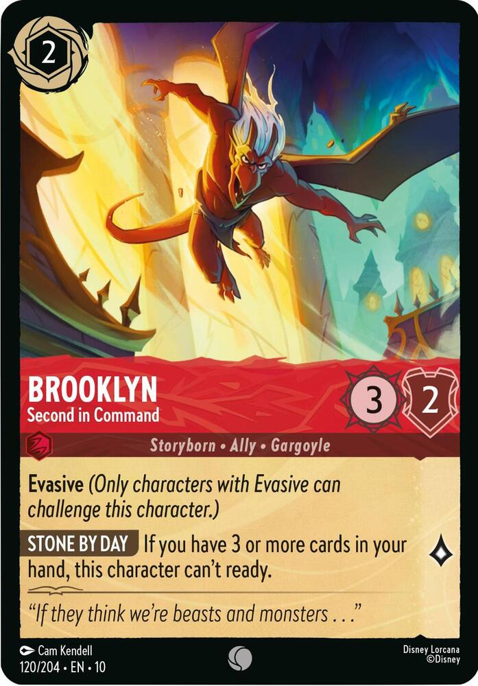 Brooklyn, Second in Command 120/204 (Whispers in the Well)  - Cold Foil