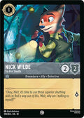 Nick Wilde, Sly Fox Sleuth 178/204 (Whispers in the Well)  - Cold Foil
