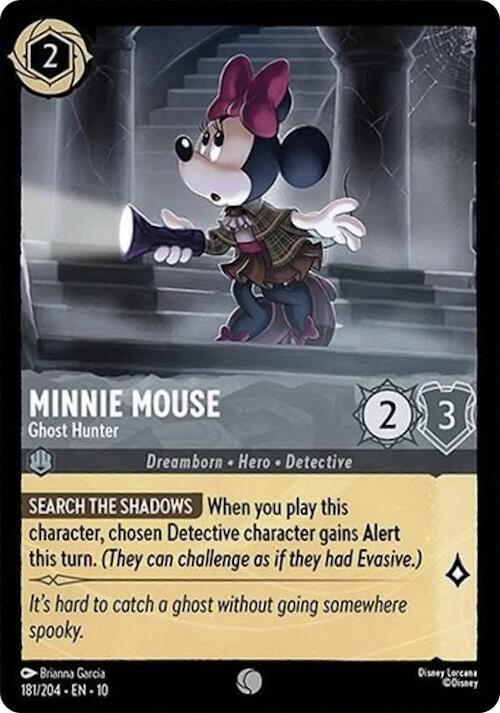 Minnie Mouse, Ghost Hunter 181/204 (Whispers in the Well) 