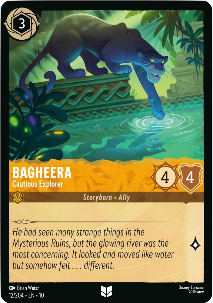 Bagheera, Cautious Explorer 12/204 (Whispers in the Well) 