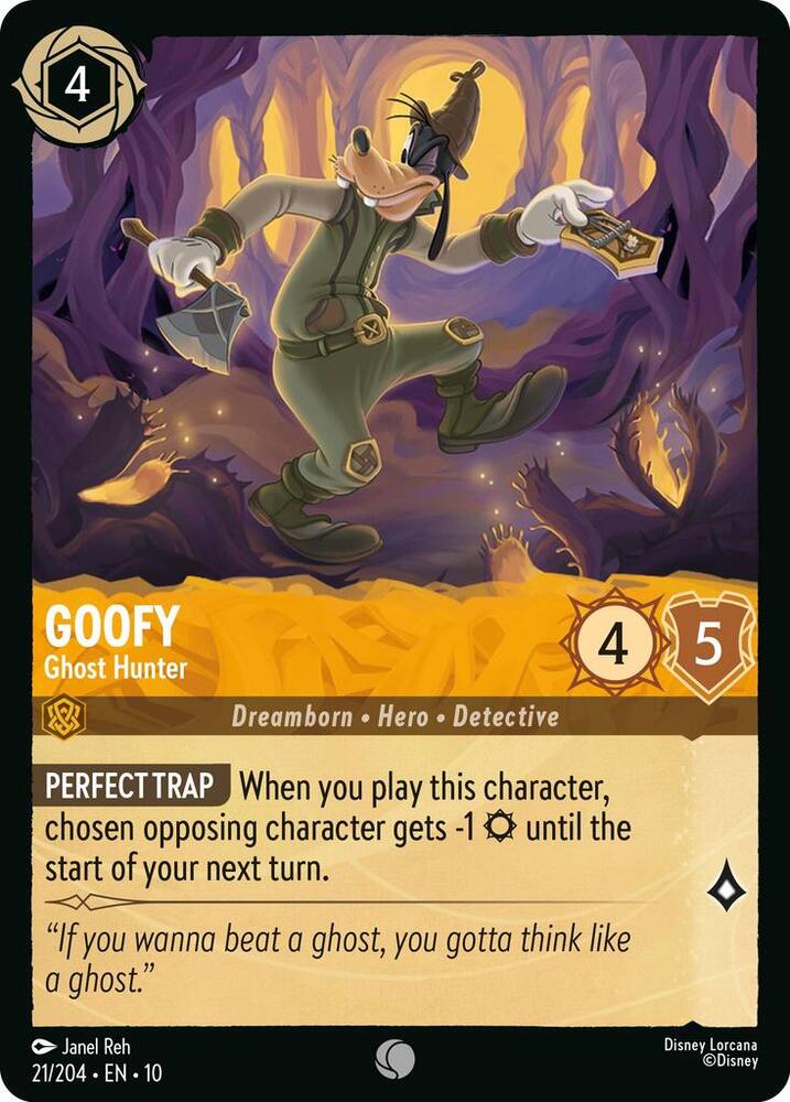 Goofy, Ghost Hunter 21/204 (Whispers in the Well) 