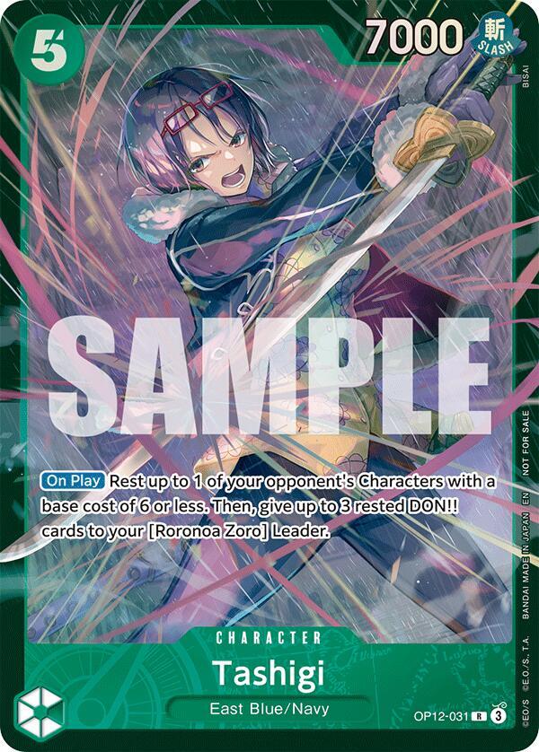 Tashigi (Store Treasure Cup 2025) OP12-031 (One Piece Promotion Cards)  - Foil