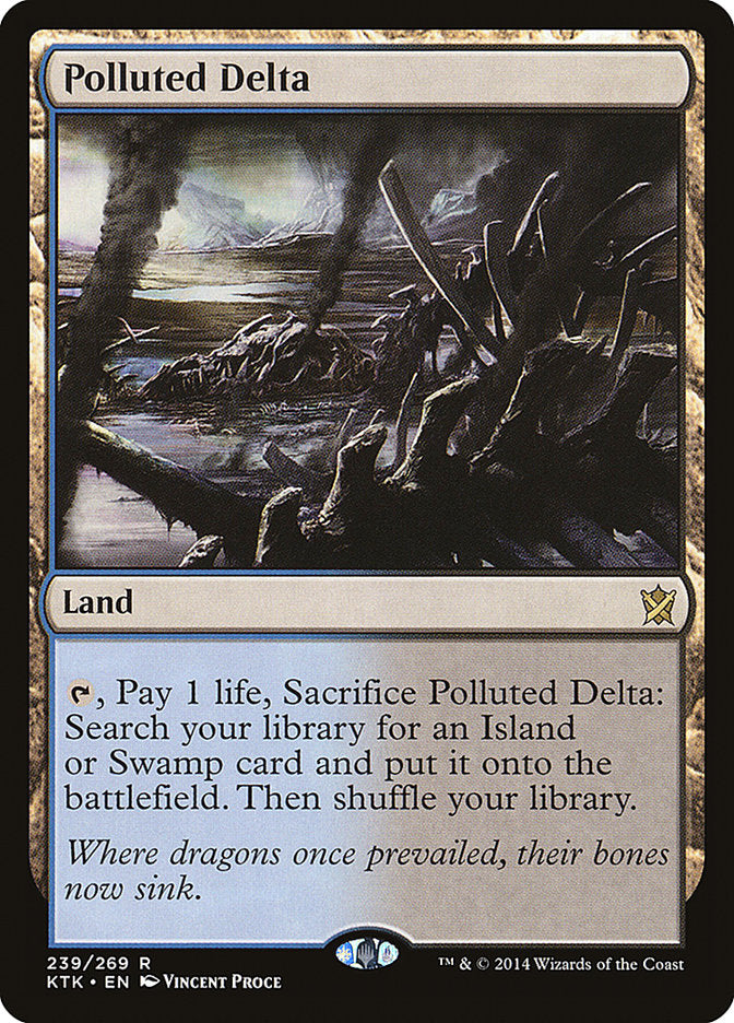 Polluted Delta 239/269 (Khans of Tarkir) 
