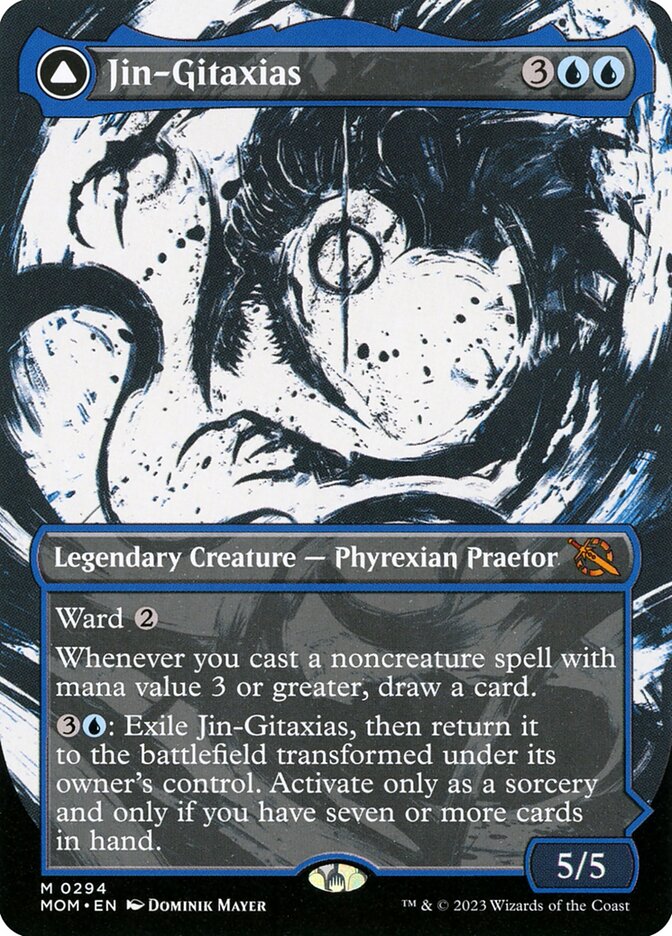 Jin-Gitaxias // The Great Synthesis 294/291 (March of the Machine)  - Borderless Foil