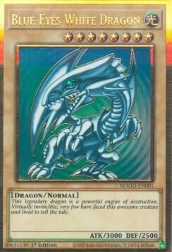 Blue Eyes White Dragon MAGO-EN001 (Maximum Gold)  - 1st Edition