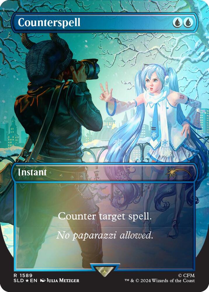 Counterspell 1589 (Secret Lair Drop Series)  - Borderless Rainbow Foil