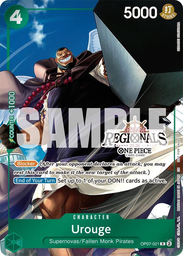 Urouge Offline Regional Participation Pack 2025 Vol1 OP07-021 (One Piece Promotion Cards) 