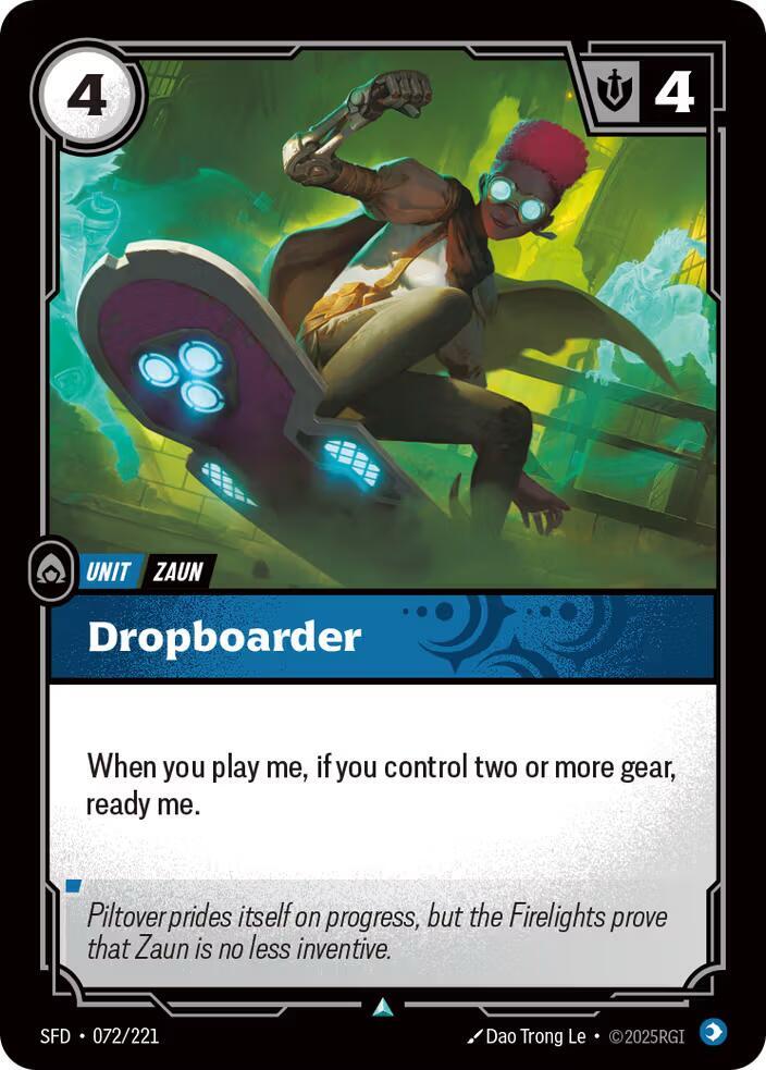 Dropboarder 72/221 (Spiritforged)  - Foil