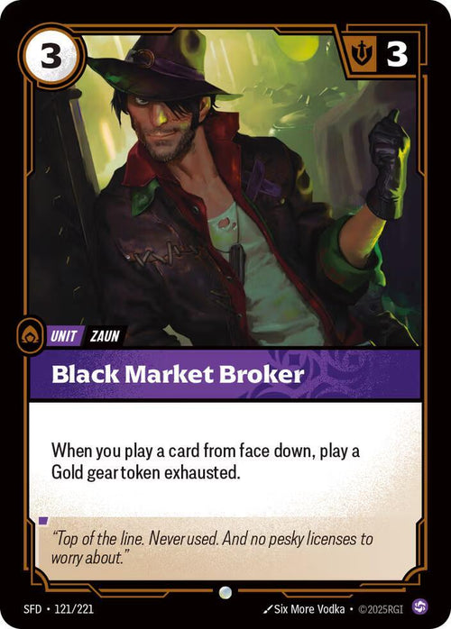 Black Market Broker 121/221 (Spiritforged) 