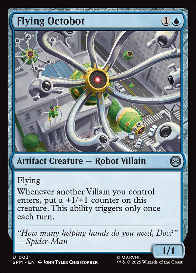 Flying Octobot 31/198 (Marvel's Spider-Man)  - Foil