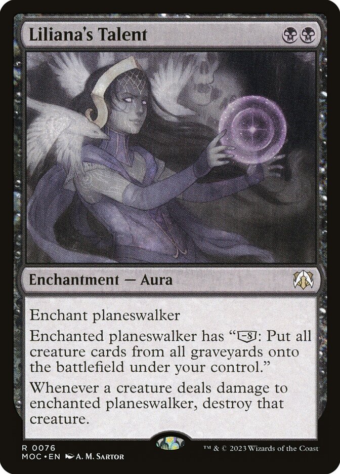 Liliana's Talent 76/444 (Commander: March of the Machine)  - Foil