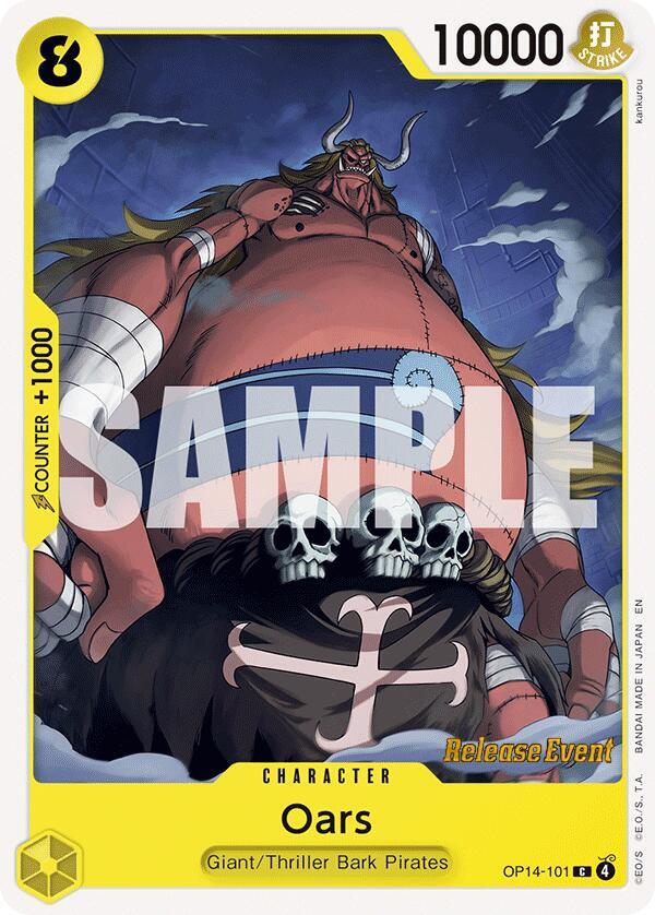 Oars OP14-101 (The Azure Sea's Seven Release Event Cards) 
