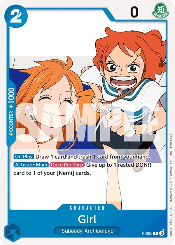 Girl (OP14 Release Event) P-096 (One Piece Promotion Cards) 