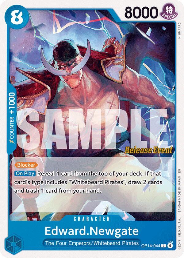 Edward.Newgate OP14-044 (The Azure Sea's Seven Release Event Cards) 