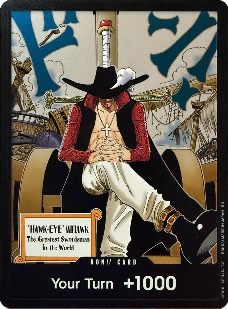 DON!! Dracule Mihawk  (The Azure Sea's Seven)  - Foil