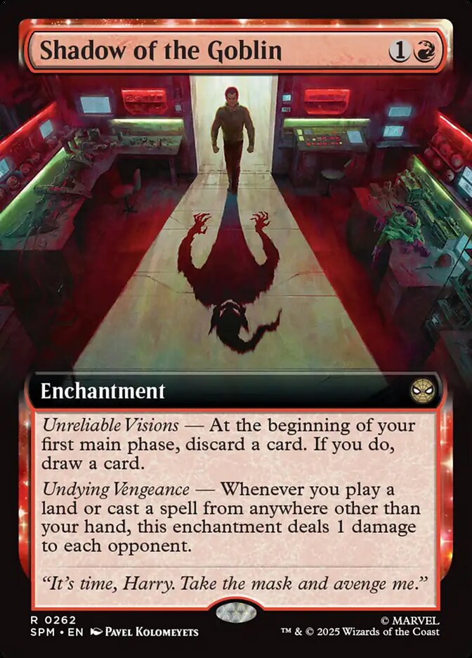 Shadow of the Goblin 262/198 (Marvel's Spider-Man)  - Extended Art