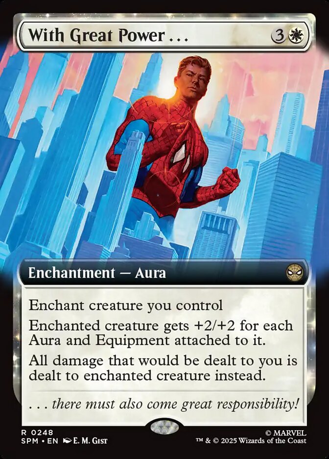 With Great Power . . . 248/198 (Marvel's Spider-Man)  - Extended Art Foil
