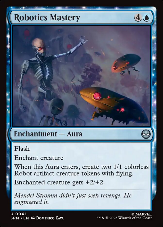 Robotics Mastery 41/198 (Marvel's Spider-Man)  - Foil