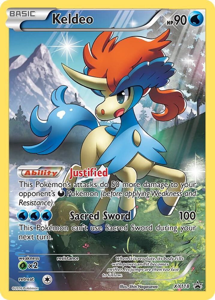 Keldeo XY118 (XY Promos)  - Holofoil