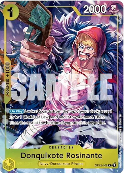 Donquixote Rosinante Illustration Box Vol6 OP12-108 (One Piece Promotion Cards)  - Foil