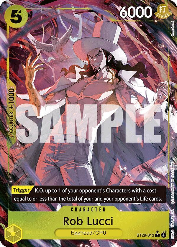 Rob Lucci ST29-013 (Starter Deck 29: Egghead)  - Full Art Foil
