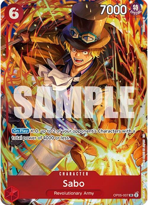 Sabo Illustration Box Vol5 OP05-007 (One Piece Promotion Cards)  - Foil