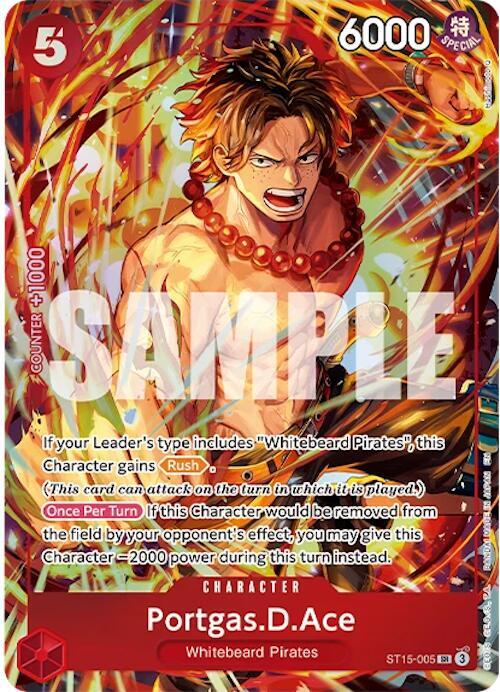 PortgasDAce Illustration Box Vol5 ST15-005 (One Piece Promotion Cards)  - Foil