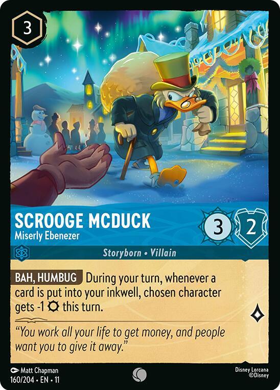 Scrooge McDuck, Miserly Ebenezer 160/204 (Winterspell) 